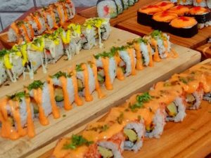 Rumis Sushi Sushi Jepang Dan Korea di Cemara Food Court Medan, Komplek cemara asri