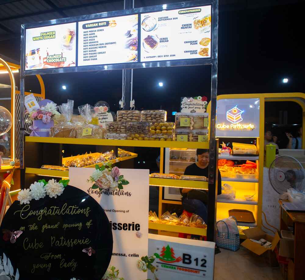 Nikmati Lezatnya Roti dan Kue Kering di Cube Patisserie, Cemara Food Court