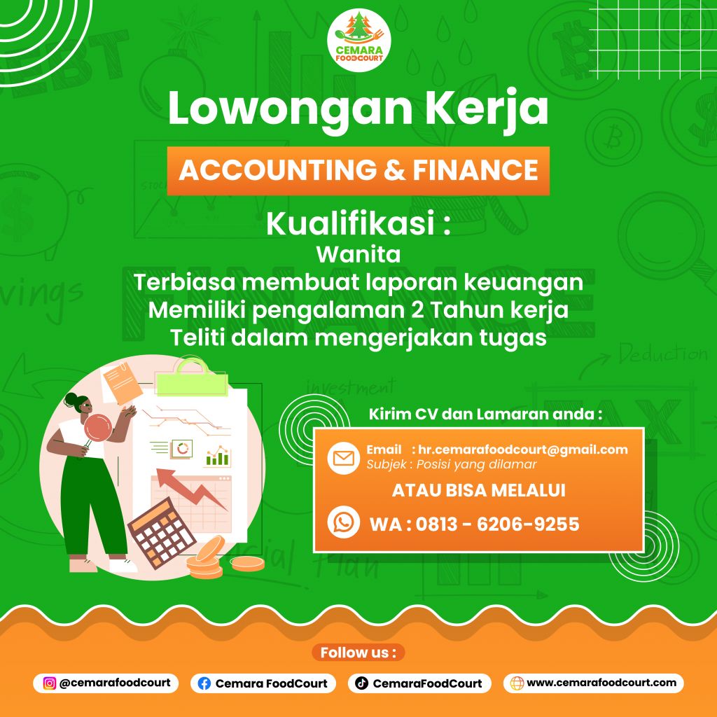 Lowongan Kerja dan karir Cemara Food Court Medan