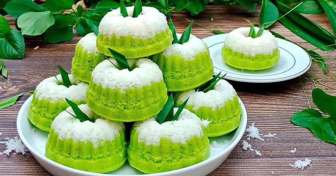 Resep Kue Putu Ayu Pandan Kukus yang Empuk dan Lembut