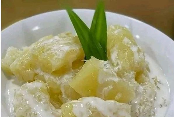 resep singkong Thailand santan kara