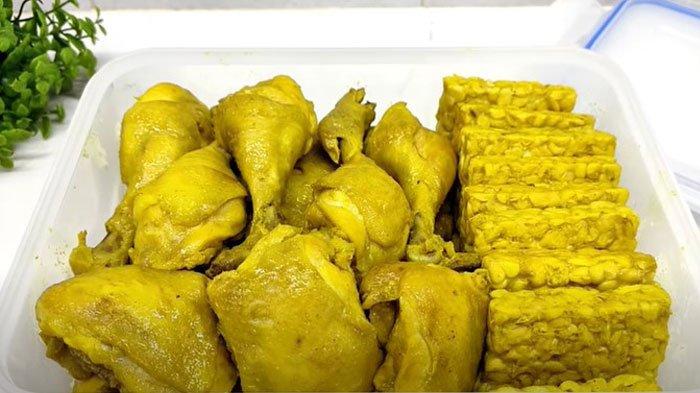 Resep Ayam Ungkep Bumbu Kuning