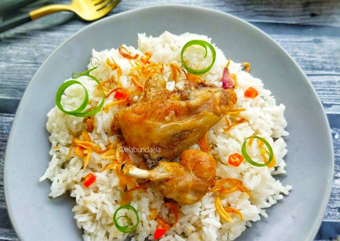 Resep Nasi Ayam Saus Tiram Keju